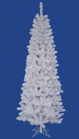 best slim white artificial christmas tree