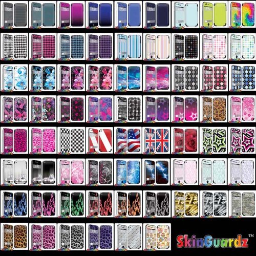 SkinGuardz Vinyl Decal Protective Sticker Skin for Apple iPhone 5 (various colors/patterns)