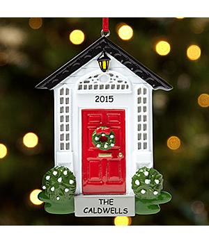 Personalized Home Door Christmas Ornament