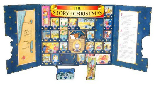 story of christmas advent calendar book