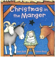 christmas in a manger board book