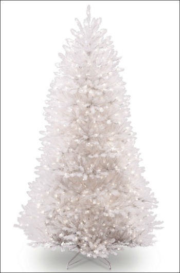 best artificial white christmas tree with lights